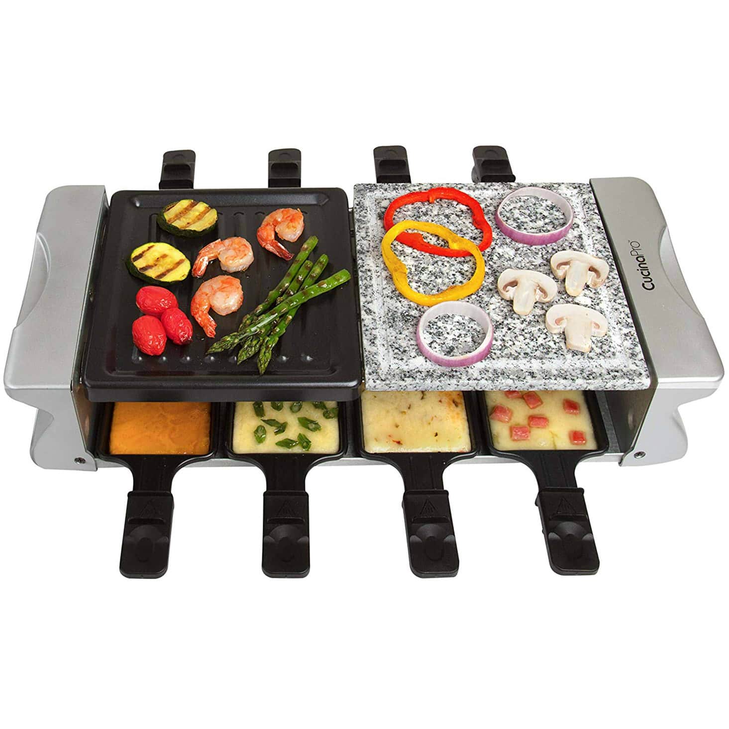 CucinaPro Dual Cheese Raclette Table Grill