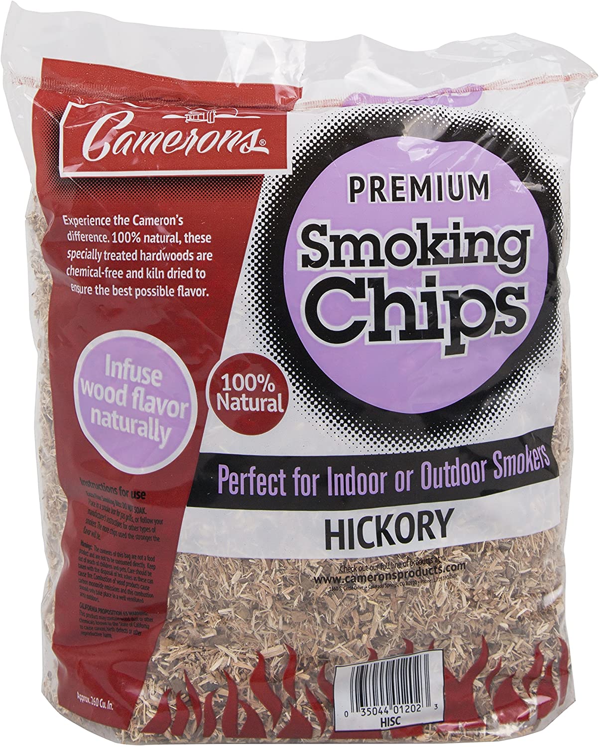 Camerons Products Hickory Wood Smoker Chips