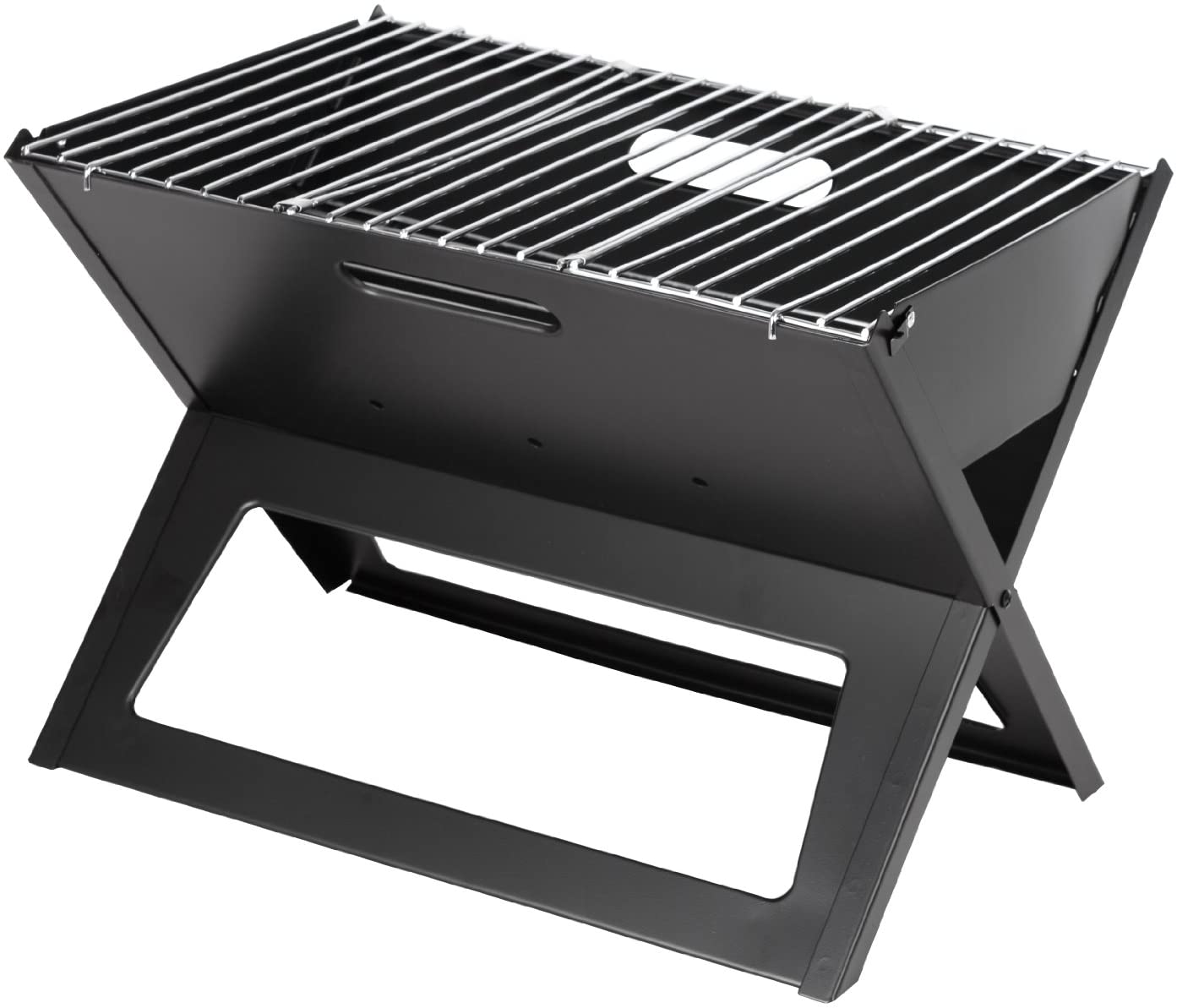 Fire Sense 18-Inch Folding Notebook Portable Charcoal Grill