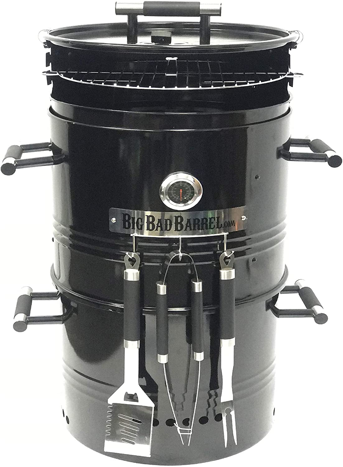 EasyGoProducts Big Bad Barrel Pit Charcoal Barbeque