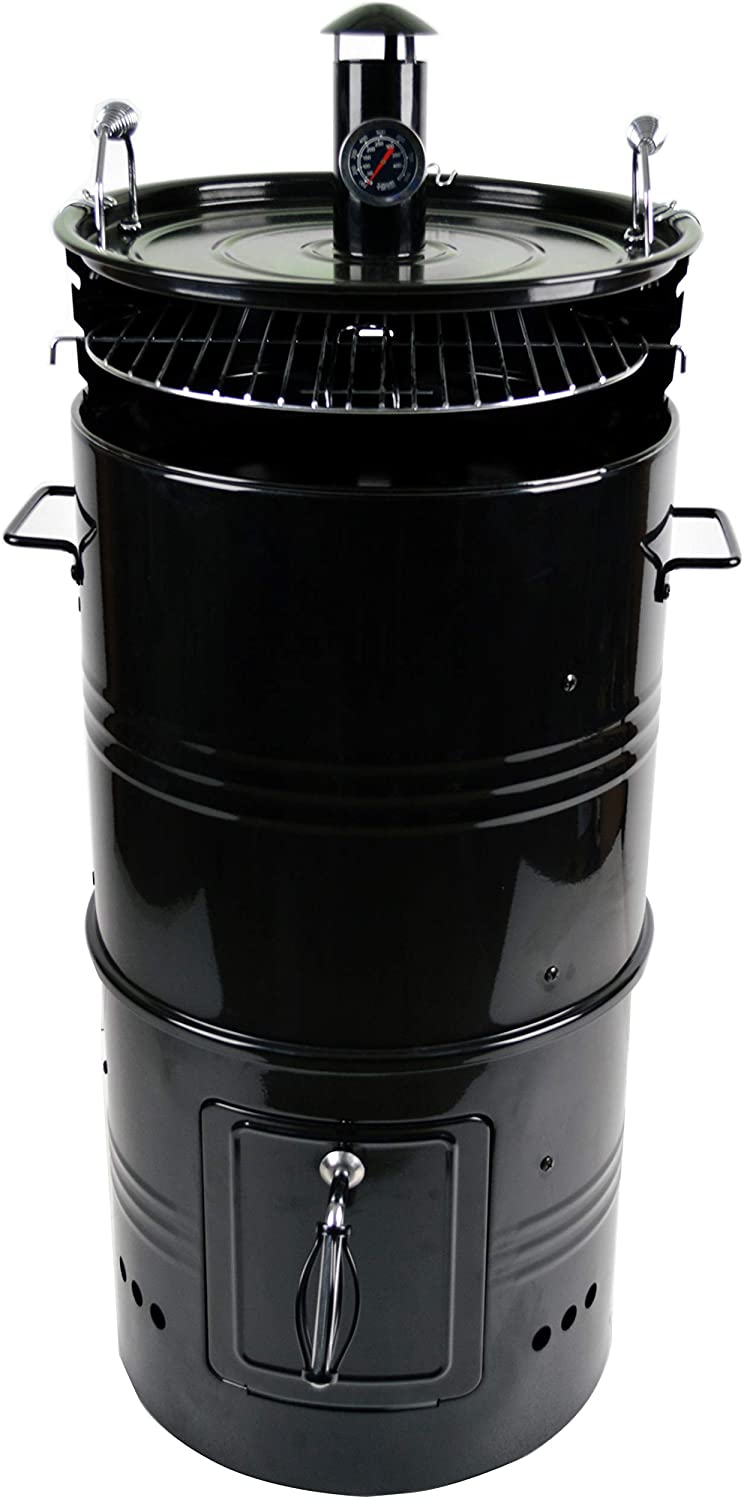 Hakka 16-Inch Multi-Function Barbecue and Charcoal Smoker
