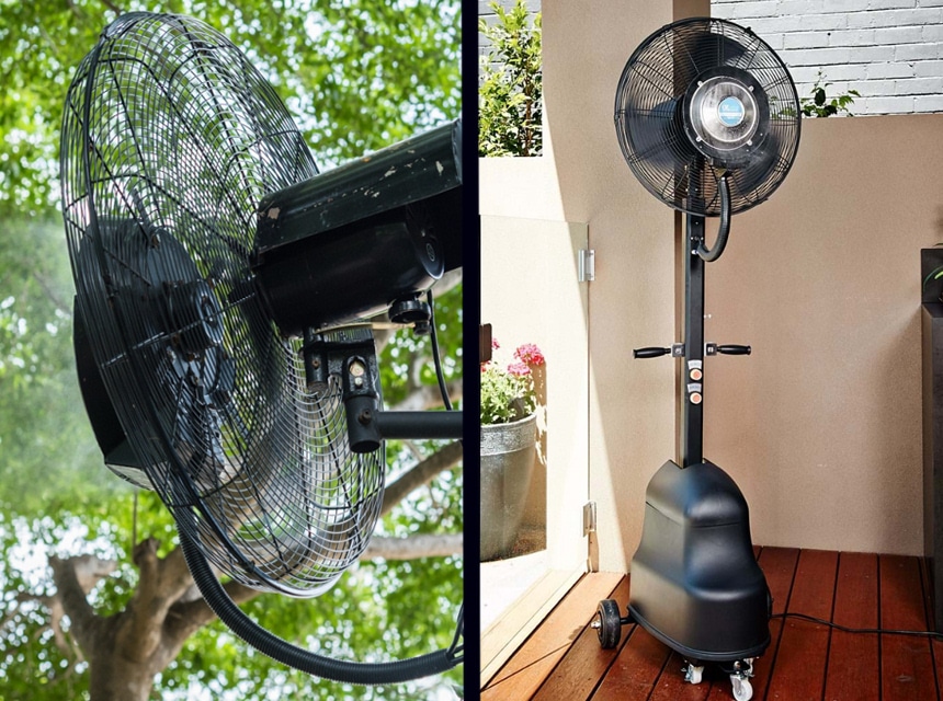 7 Best Outdoor Misting Fans to Keep Cool in Hottest Weather