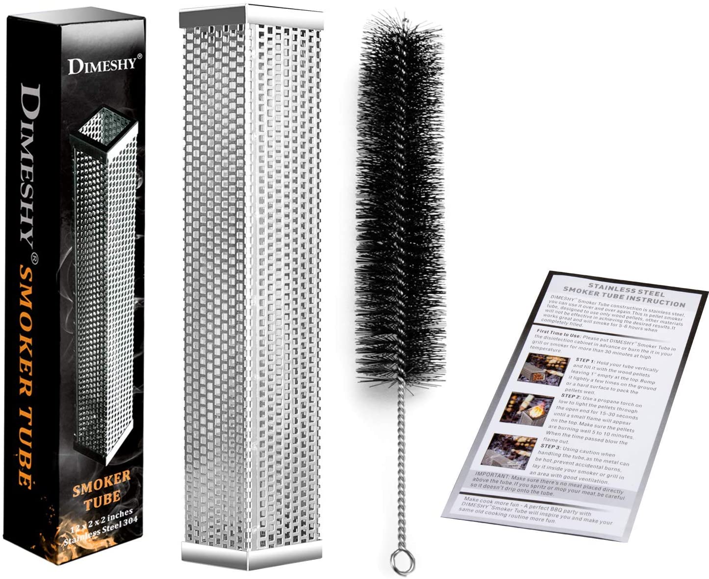DIMESHY Pellet Smoker Tube 