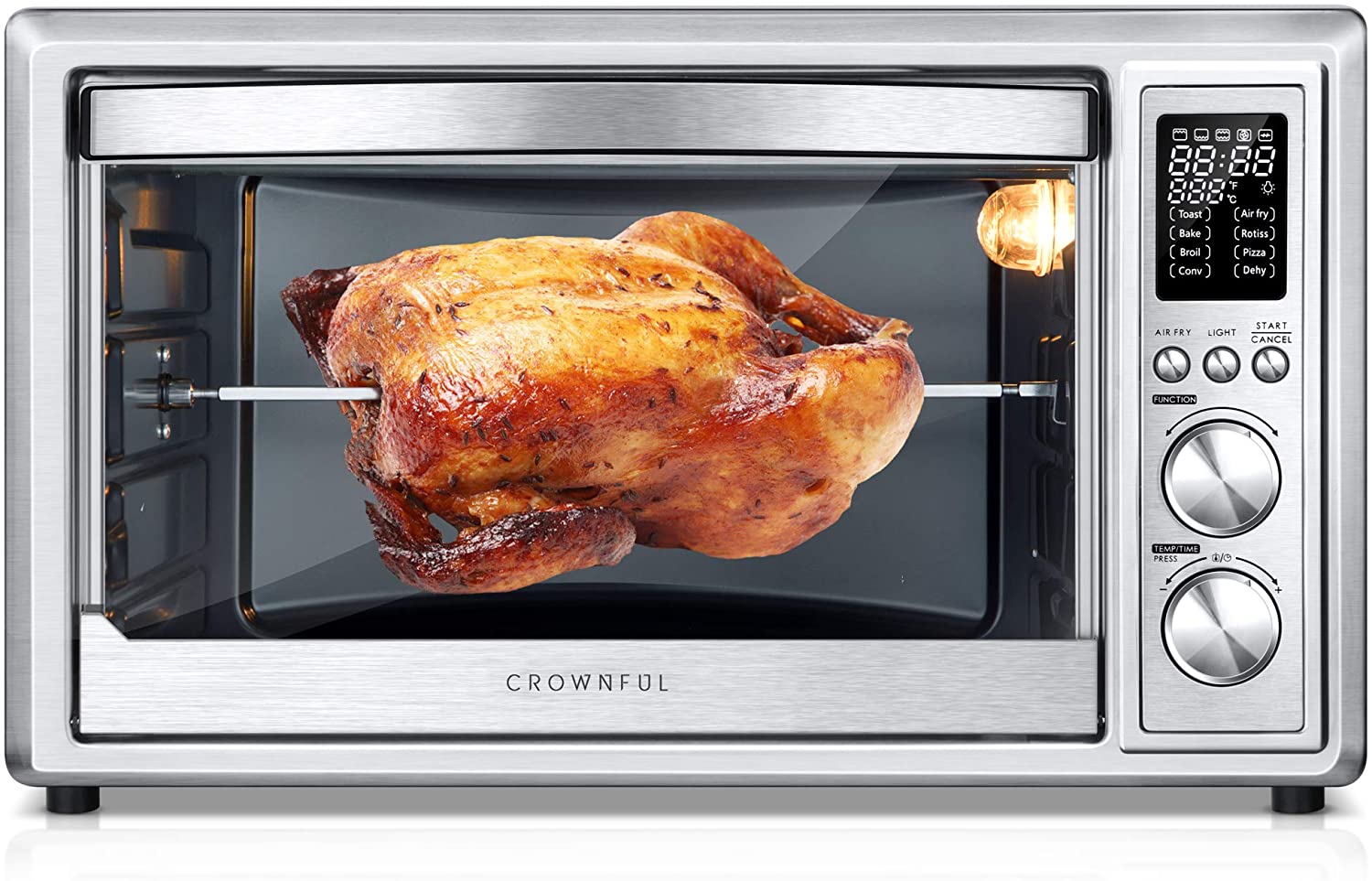 CROWNFUL Air Fryer Toaster Oven