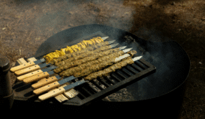 7 Best Skewers for Grilling to Get the Perfect Kebab 17 BBQ skewer handle design.