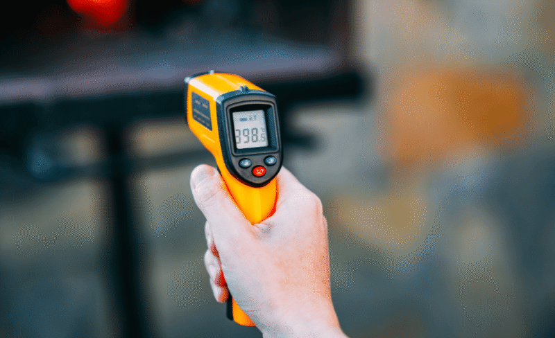 infrared thermometer for barbecue