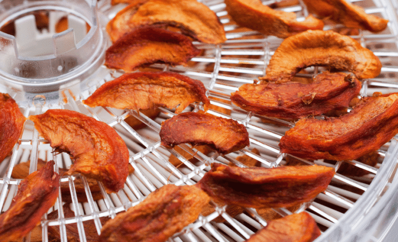 Food dehydrator with food in it image.